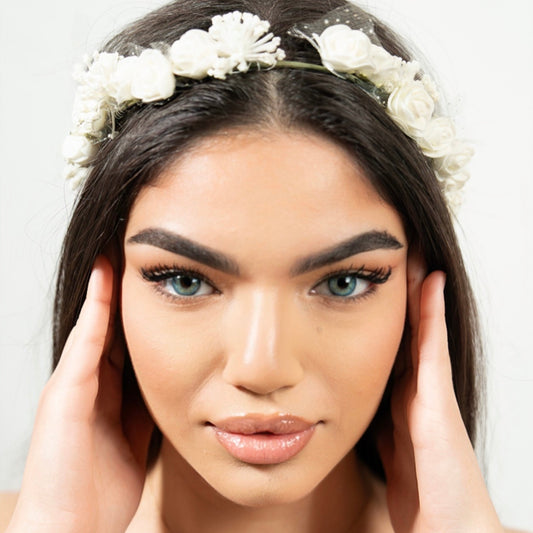 Lentille de couleur bleue avec éclats d'or - L'Azuli