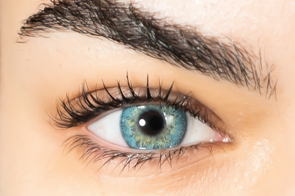 Lentille de couleur bleue avec éclats d'or -  L'Azuli