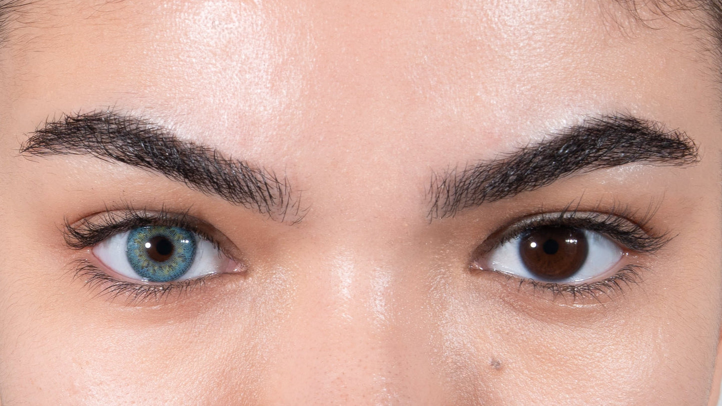 Lentille de couleur bleue avec éclats d'or -  L'Azuli