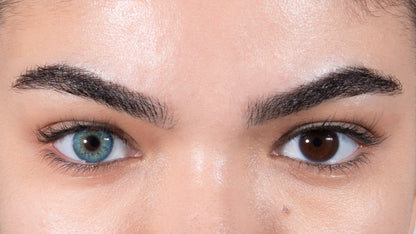 Lentille de couleur bleue avec éclats d'or -  L'Azuli