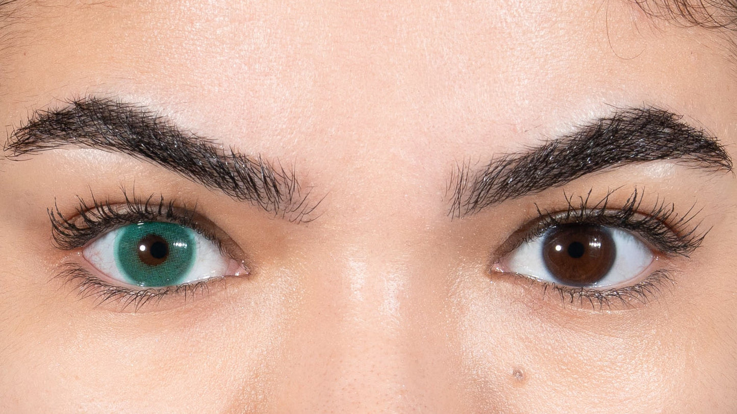 Lentilles de couleur verte - L'Emeraude la grâce précieuse du vert intense.