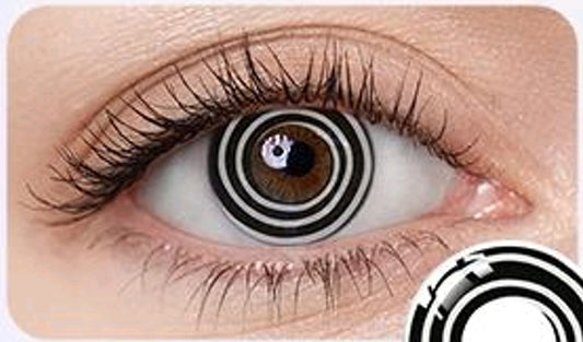 lentilles de couleur halloween hypnose - Hypnotik Black